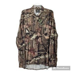 Rutwear Shirt Men's 2XL Realtree Breakup Infinity Camo Button Up Hunting Hiking